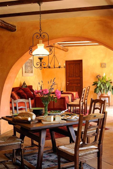 Ideas for adding summer colour to your home | Spanish style kitchen, Warm home decor