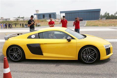 Virat Kohli launches Audi R8 V10 Plus Photos