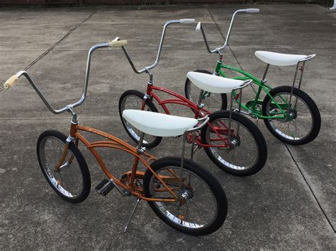 1963 Schwinn Stingray originals line up all 3 colors | Schwinn Stingrays and Other Muscle Bikes ...