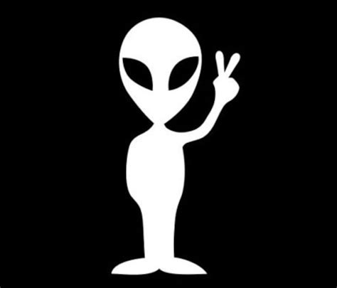 Alien Vinyl Decal Sticker Car Truck Vehicle Bumper Window Wall Decor ...