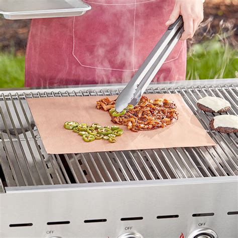 Mr. Bar-B-Q 15 3/4" x 13" Non-Stick Copper Reusable BBQ Grill Mat