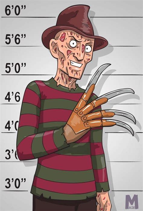 Usual Suspect - Freddy | Horror movie art, Freddy krueger, Horror ...