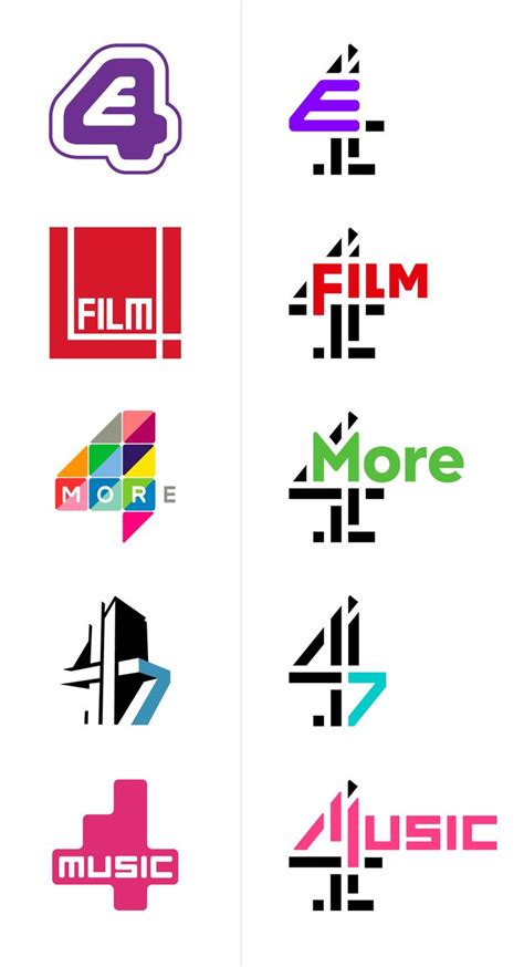 New Logos for all Channel 4 by 4creative and ManvsMachine | Creative ...