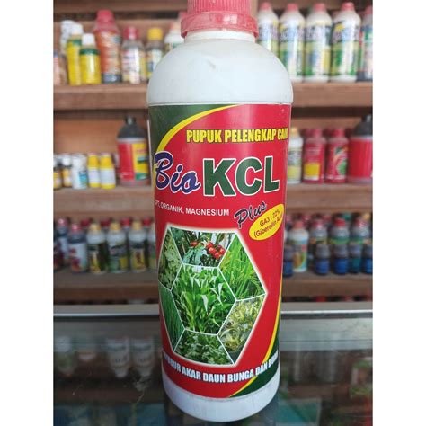 Jual Pupuk Pelengkap Cair Bio Kcl kemasan 1Liter Zpt, Organik, magnesium | Shopee Indonesia