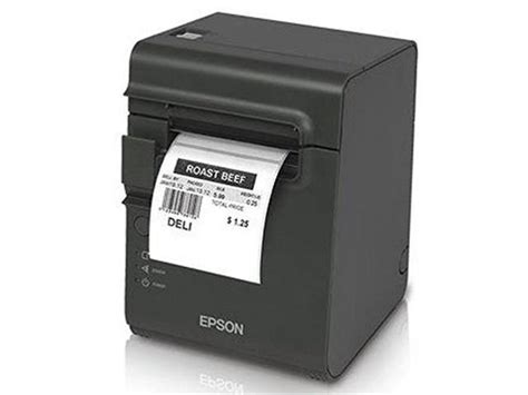 Epson TM-L90 Plus Thermal Label and Receipt Printer, 203 dpi, USB, Ethernet, Auto Cutter, With ...