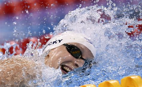 Katie Ledecky wins 800m freestyle heat in Olympic record time | FOX Sports