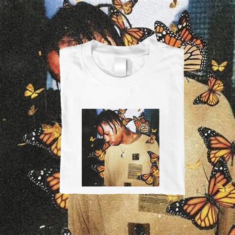 Travis Scott Butterfly Effect Album Art White/black Unisex | Etsy