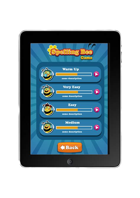 Spelling Bee Word Game IOS App :: Behance