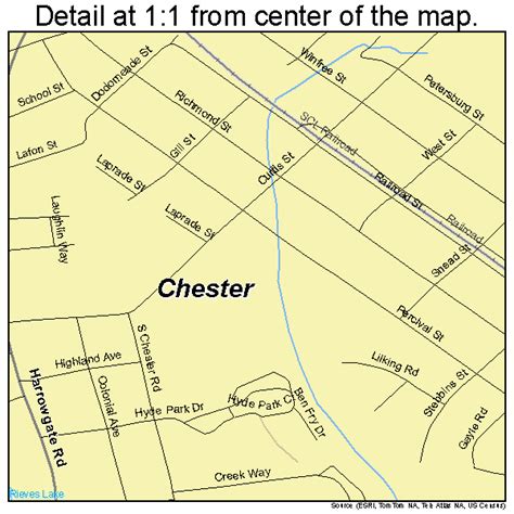 Chester Virginia Street Map 5116096