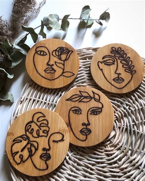 Pin by EVELYN ROLDAN on Guardado rápido in 2024 | Wood burning crafts, Wood coasters diy, Wood ...