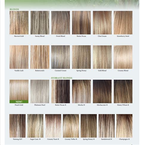 Noriko Wigs Color Chart - Rooted and Long Rooted -LA Wig Company Wig Companies, Root Color ...