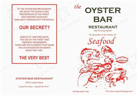 Menu at Oyster Bar Harlingen Tx, Harlingen, S 77 Sunshine Strip