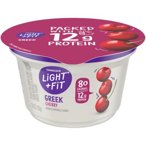 Light & Fit® Cherry Greek Yogurt, 5.3 oz - Ralphs