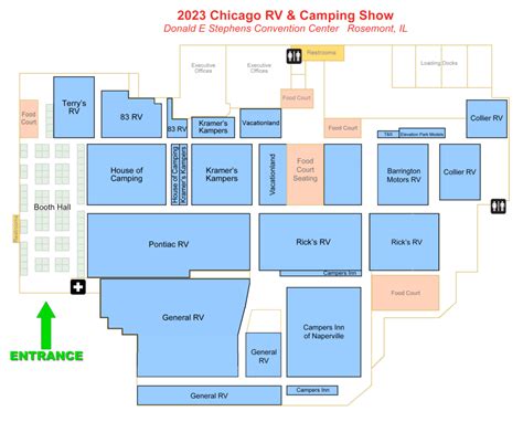 Convention Center Map – Chicago RV & Camping Show