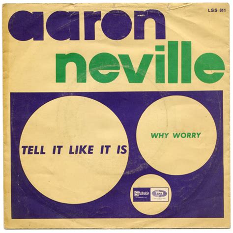 Aaron Neville – Tell It Like It Is (1967, Vinyl) - Discogs