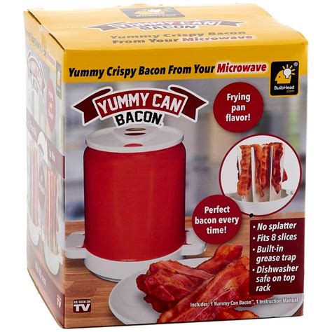 Yummy Can Bacon Microwave Cooker and Splatter Proof Lid - Etsy