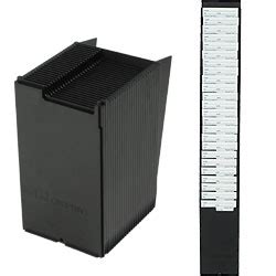 Expandable Time Card Rack (25 card capacity, fits cards up to 3.5 inches wide and at least 7 ...