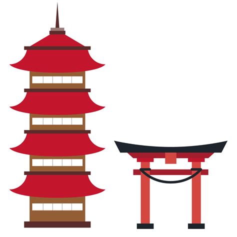 Japanese Pagoda Drawing | Free download on ClipArtMag