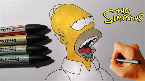 Homer Simpson Pencil Drawing