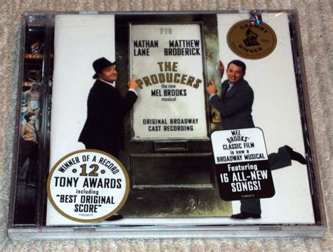 The Producers (Original Broadway Cast) (CD, 20 Tracks) Matthew Broderick NEW SEALED