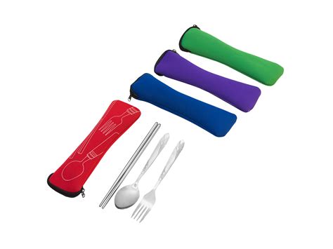 Custom Stainless Steel Cutlery Set Pouch | Corporate Gifts