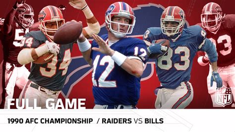 1990 AFC Championship: Bills Clinch 1st Super Bowl Appearance | Raiders ...