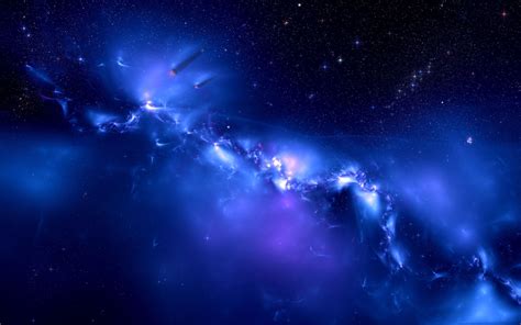 Blue Space Wallpaper HD - WallpaperSafari