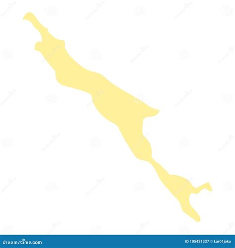 Sakhalin Oblast Political Map Cartoon Vector | CartoonDealer.com #105421337