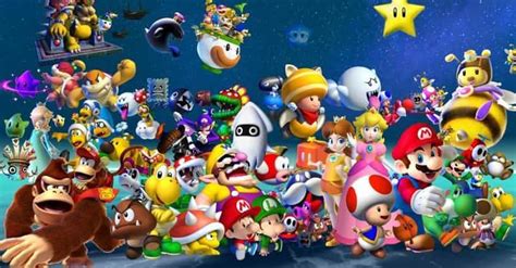 Complete List of All Super Mario Brothers Characters