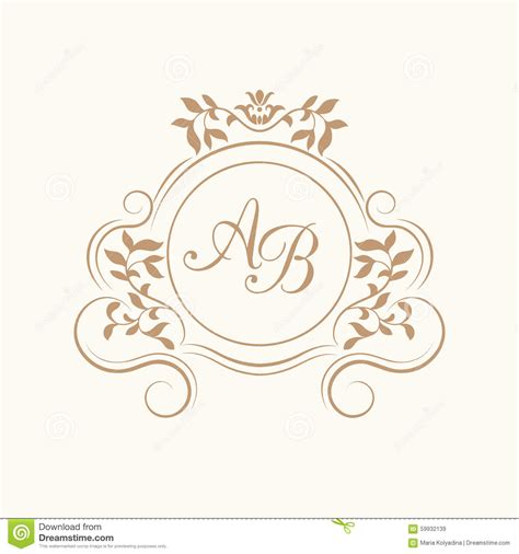 Wedding Monogram Vector at GetDrawings | Free download