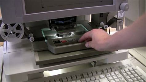 KU Libraries - Minolta Microform Reader - YouTube