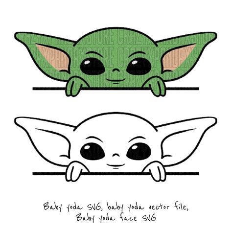 Baby Yoda Silhouette SVG – MasterBundles