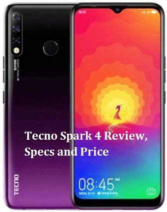 Review on Tecno Spark 4, Specs and Price – GenGuide