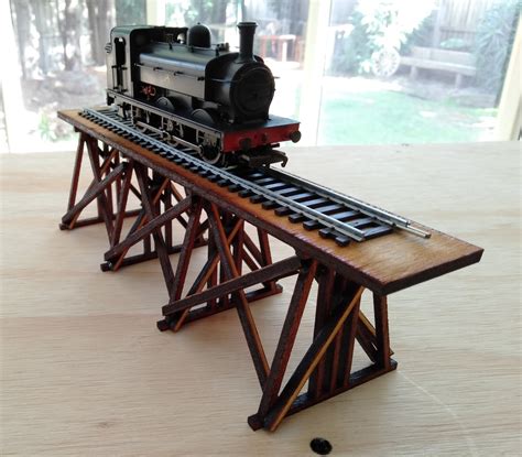 Model Railway HO/OO Scale, Modular Wooden Trestle Bridge, Fully ...