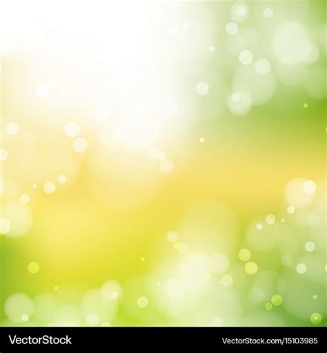 New sunny abstract green nature background Vector Image