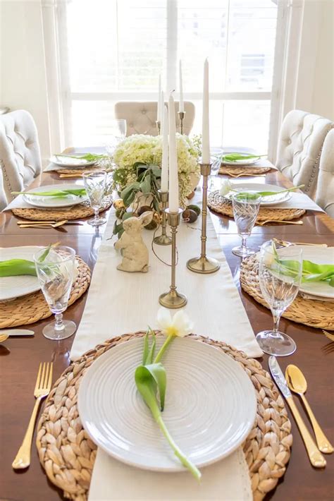 Easter Table Setting Ideas - Home Decor and Recipes - Jennifer Maune