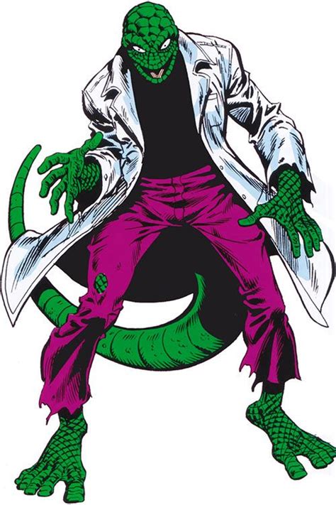 Lizard - Marvel Comics - Spider-Man enemy - Curt Connors - Profile | Spiderman comic art, Marvel ...