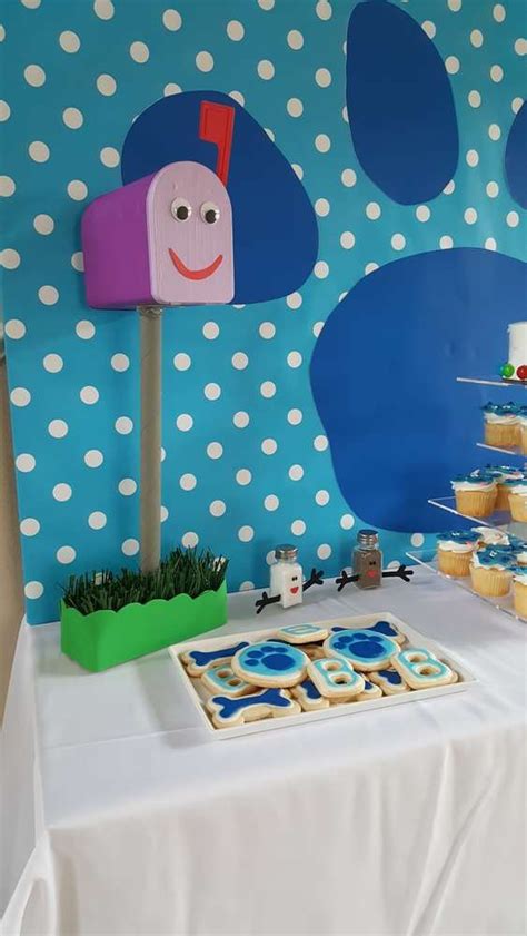 Braxton's 2nd Blues Clues Birthday Party | CatchMyParty.com 50th Birthday Party Decorations ...