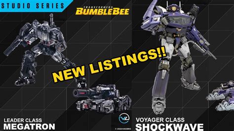 Studio Series Bee Movie Leader Class Megatron & MORE Listings LEAKED ...