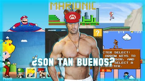 LOS juegos FLASH de MARIO - YouTube