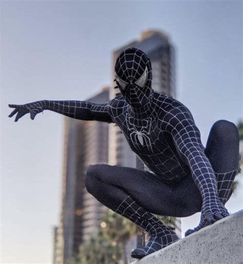 Real Black Spiderman Costume