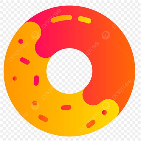 Donut Cartoon Clipart Transparent PNG Hd, Round Cartoon Donut, Donut Clipart, Donut, Circle PNG ...