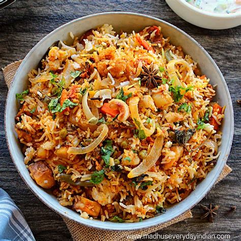 Easy Vegetable Biryani - Madhu's Everyday Indian