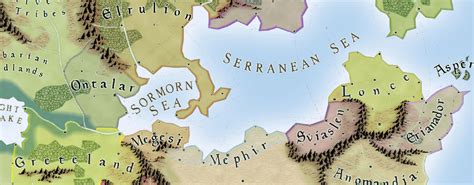Pär Lindström Style Fantasy World Map - Free Fantasy Maps