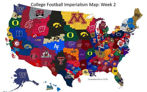 College Football Imperialism Map | Page 8 | SECRant.com