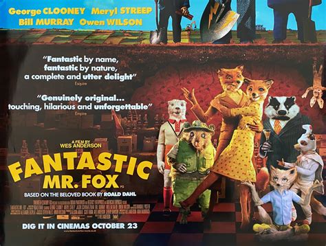 Original Fantastic Mr. Fox Movie Poster - Wes Anderson