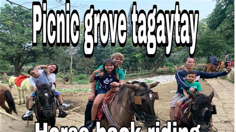 PICNIC GROVE TAGAYTAY | HORSE BACK RIDING - YouTube