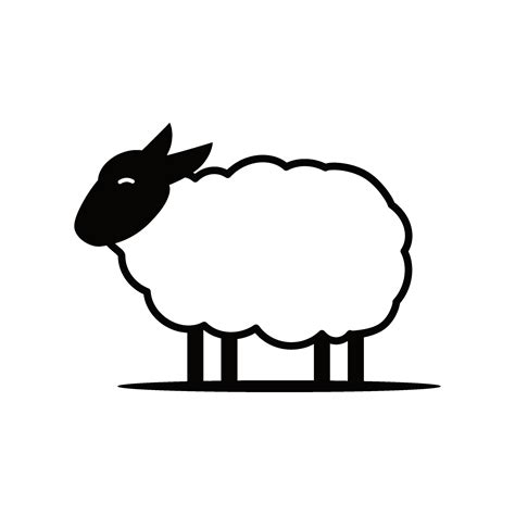 white sheep vector logo 27576125 Vector Art at Vecteezy