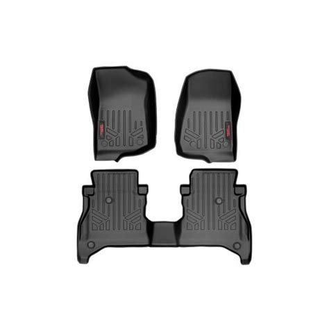 Front & Rear Heavy Duty Fitted Floor Mats for 2020-2023 Jeep Wrangler JT