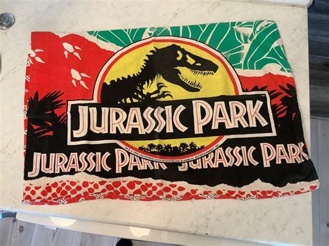 Jurassic Park - Örngott 1992 (Amblin Entertainm.. (405031983) ᐈ Köp på Tradera